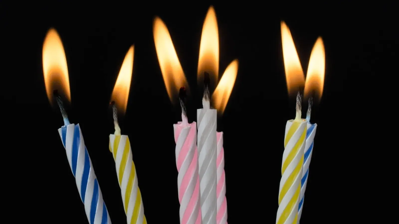 Bougies anniversaire